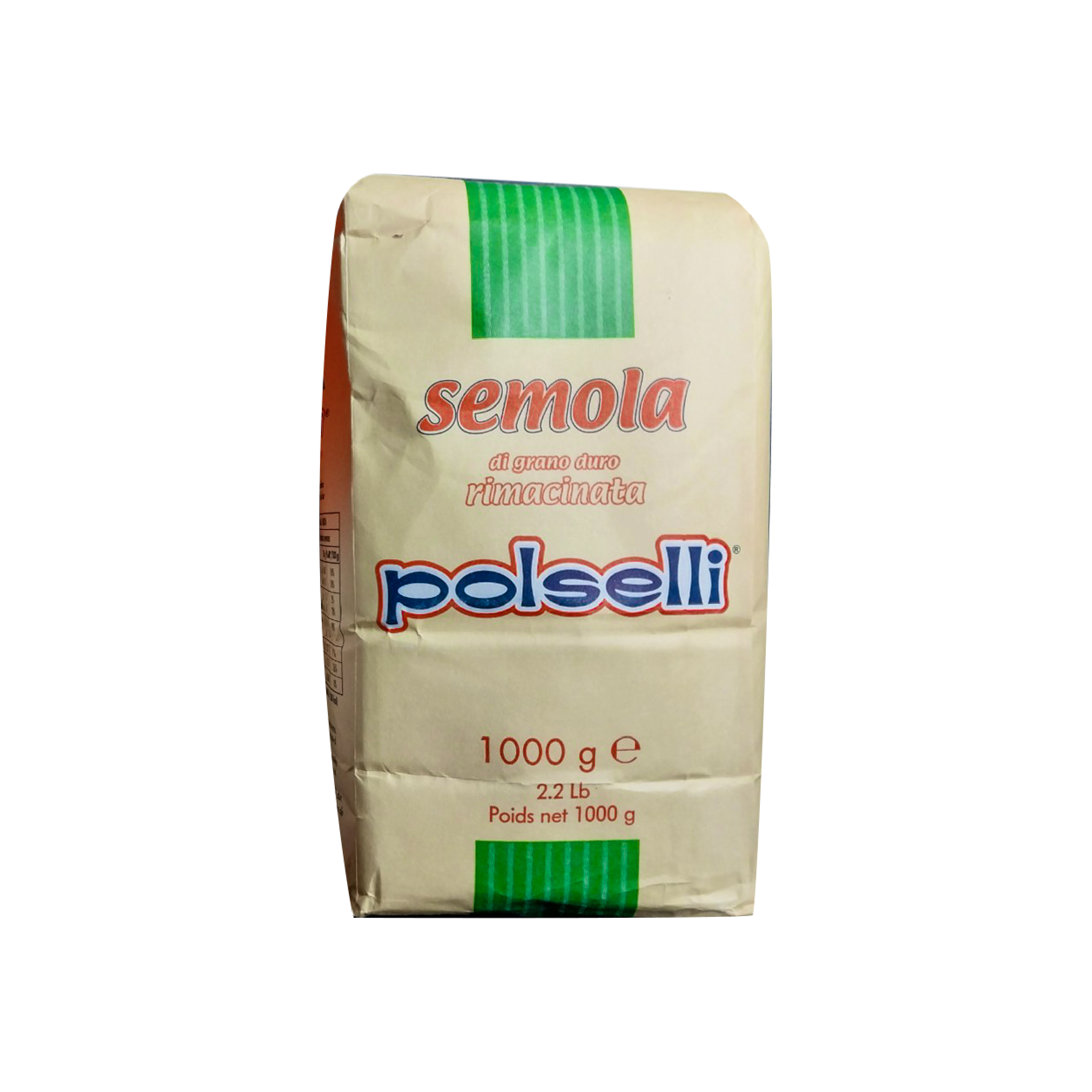 Bột mì Semola làm Nui mì Ý - Polselli 1kg